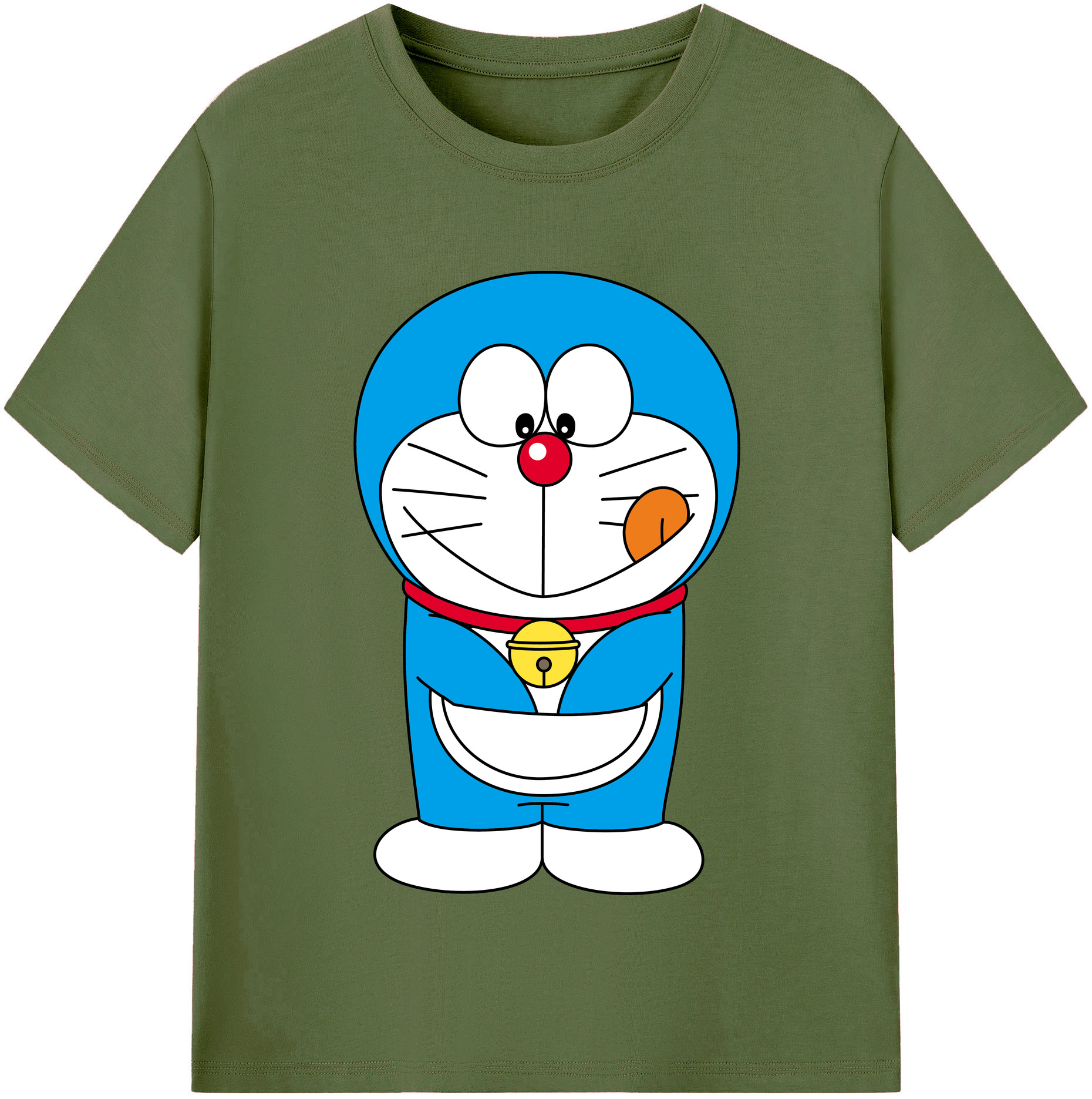 （画像用） ドラえもん Doraemon 綿100％半袖Tシャツ（フロントプリント）